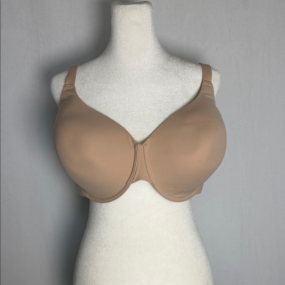 SKIMS Push Up Padded Underwire Bra Sz 44D Tan Clay Convertible Adjustible Straps